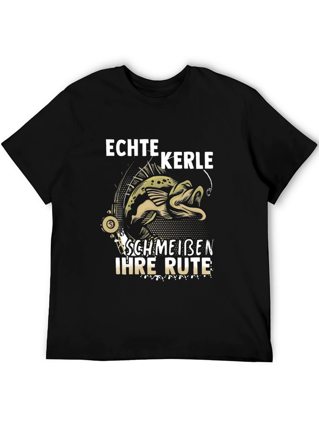Echte Kerle Fishing T-Shirt - Funny Fisherman Design
