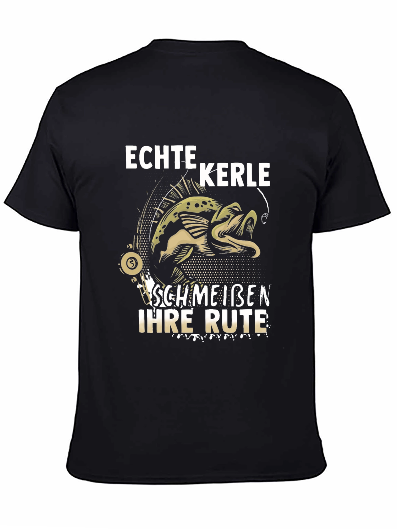 Echte Kerle Fishing T-Shirt - Funny Fisherman Design
