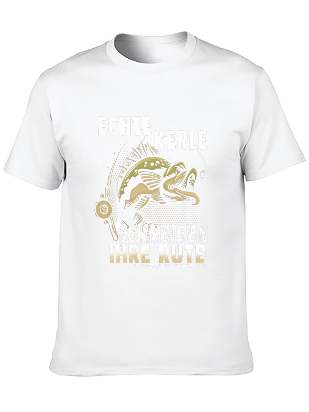 Echte Kerle Fishing T-Shirt - Funny Fisherman Design
