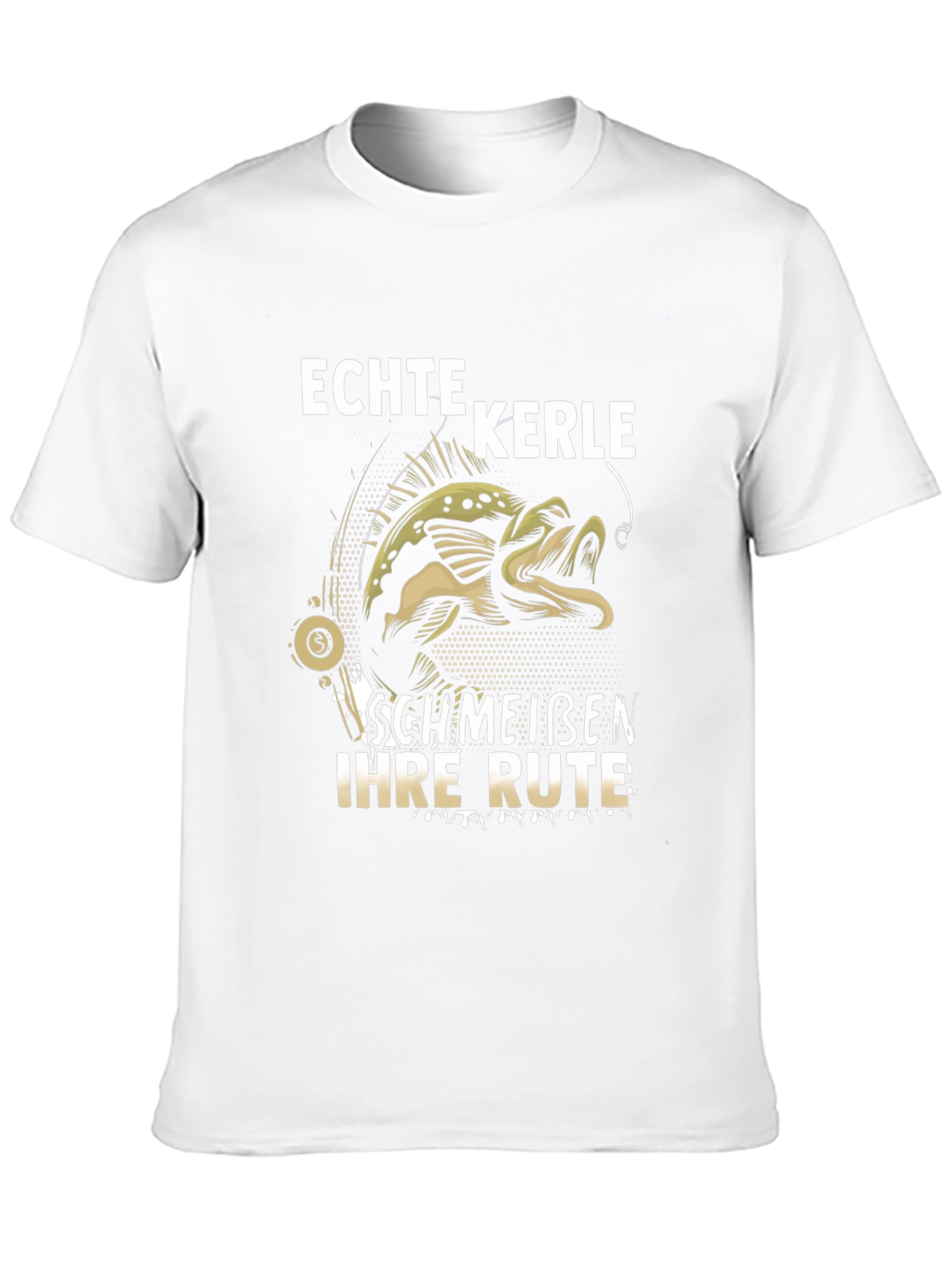 Echte Kerle Fishing T-Shirt - Funny Fisherman Design