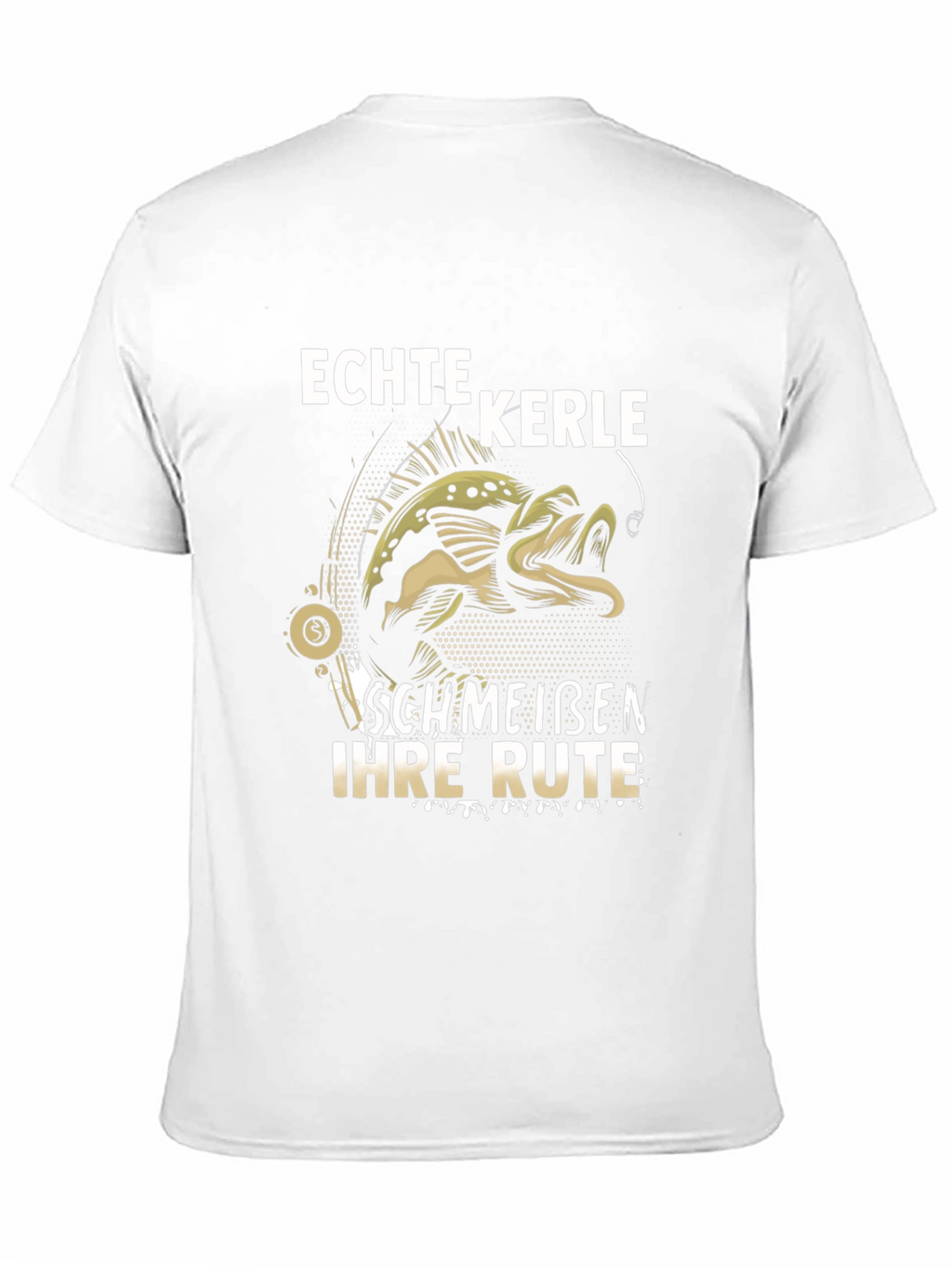 Echte Kerle Fishing T-Shirt - Funny Fisherman Design