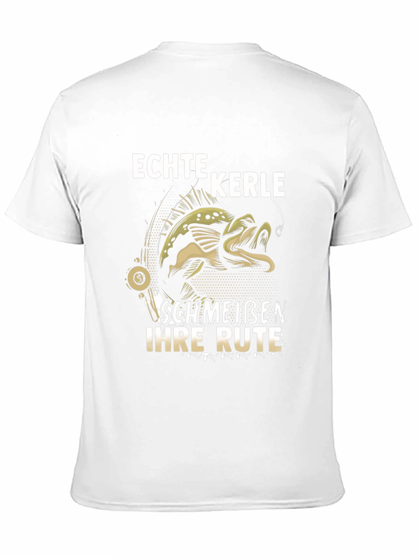 Echte Kerle Fishing T-Shirt - Funny Fisherman Design