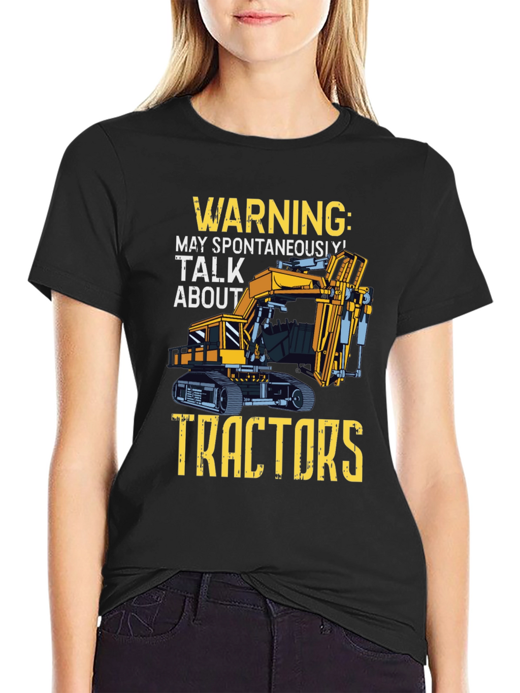 Warning: May Spontaneously Talk About Tractors T-Shirt