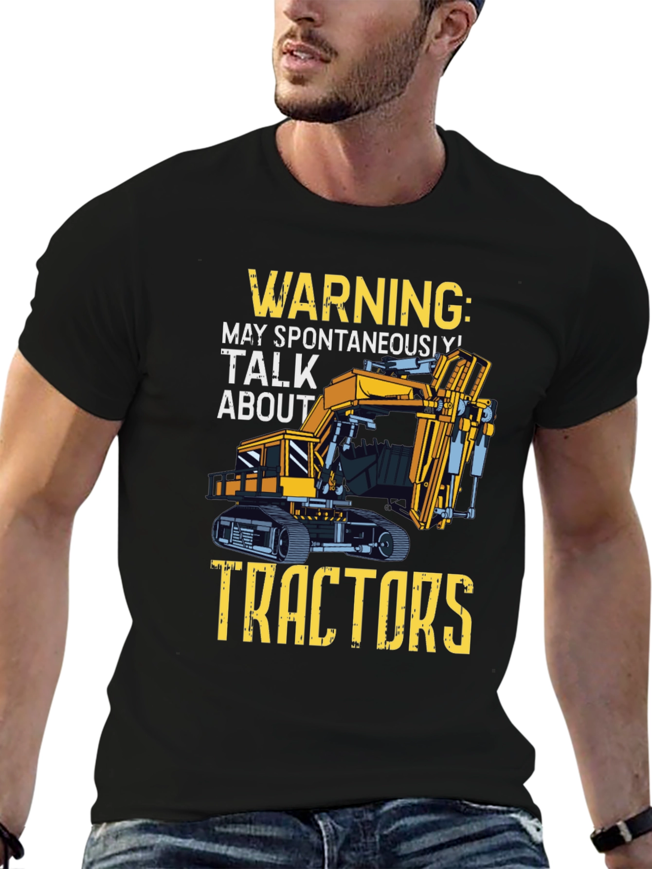 Warning: May Spontaneously Talk About Tractors T-Shirt