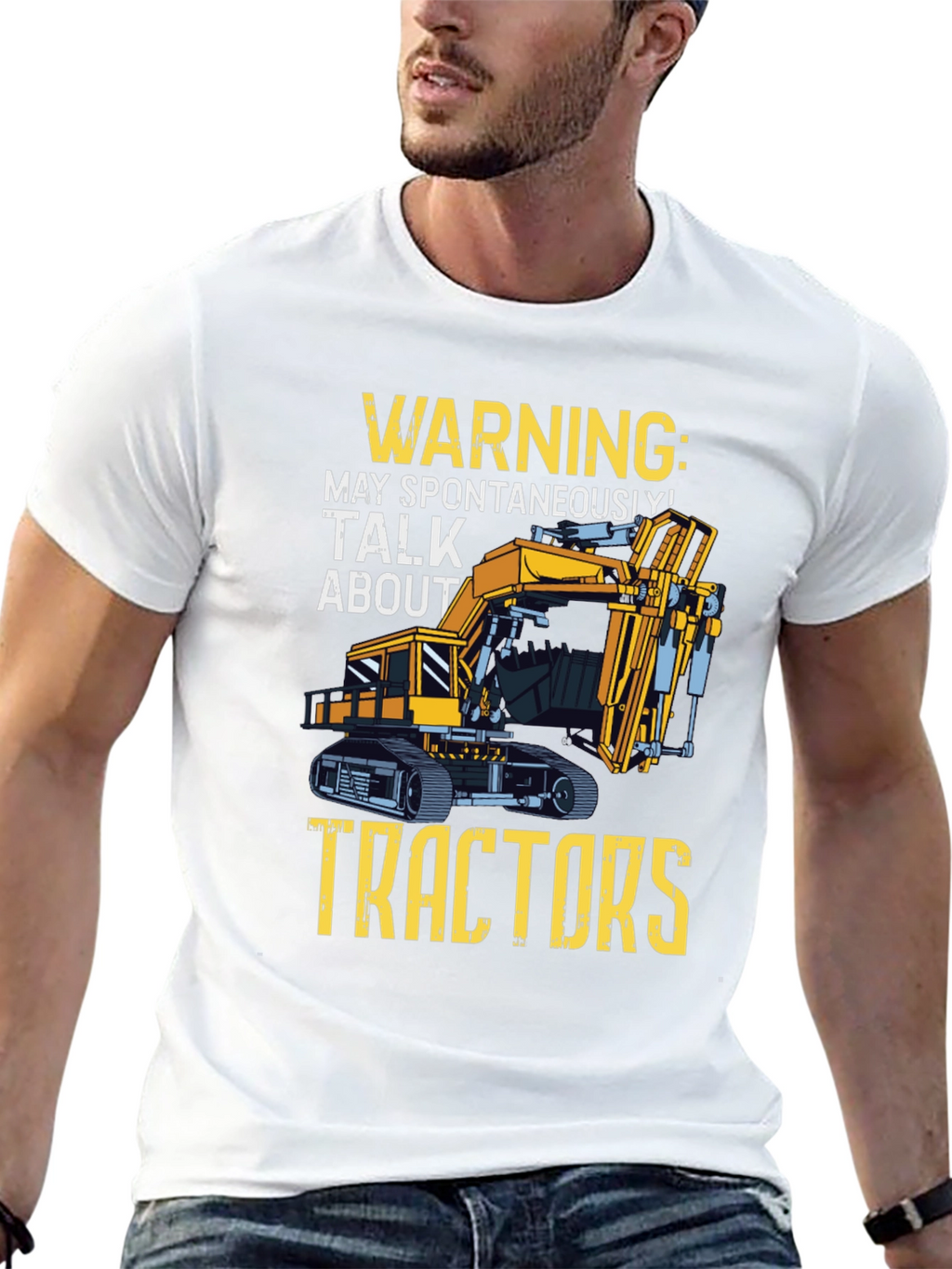 Warning: May Spontaneously Talk About Tractors T-Shirt