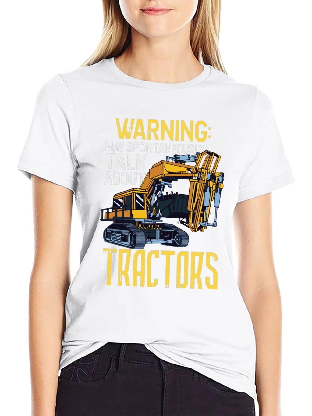 Warning: May Spontaneously Talk About Tractors T-Shirt