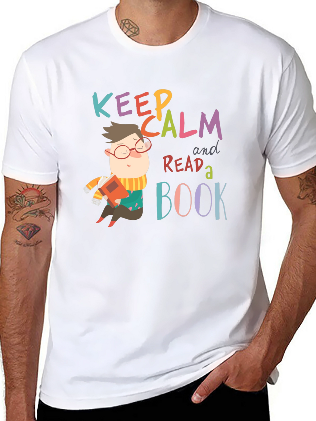 Keep Calm and Read a Book T-Shirt