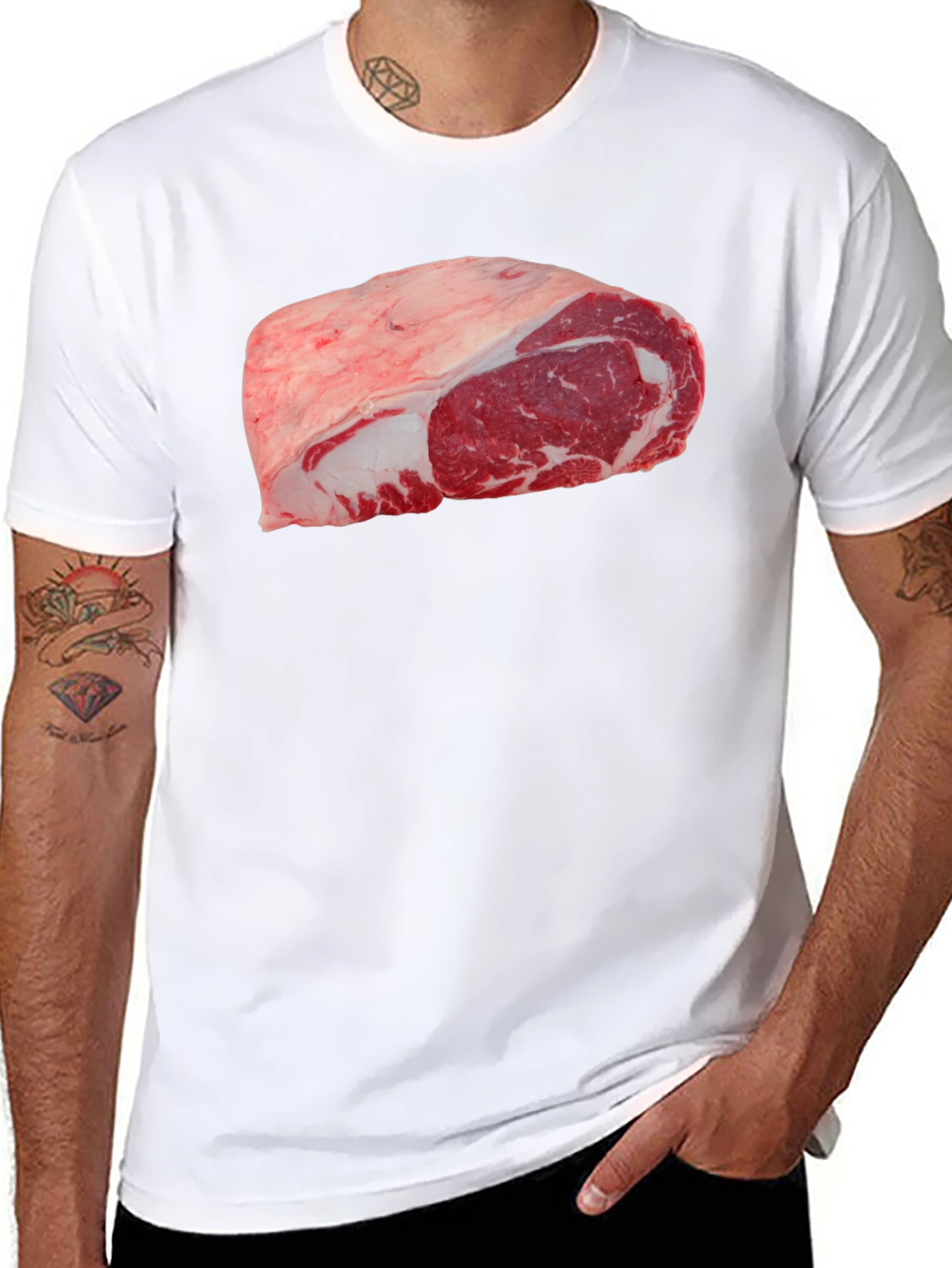 Meat Cut T-Shirt - BBQ Grill Master