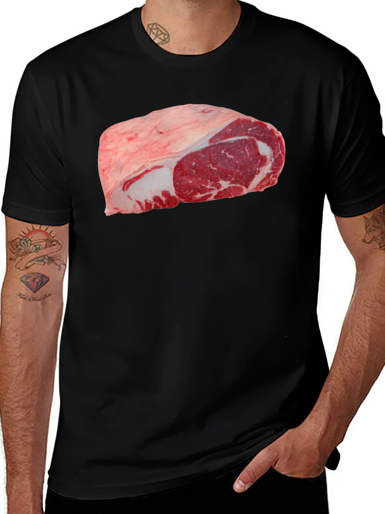 Meat Cut T-Shirt - BBQ Grill Master