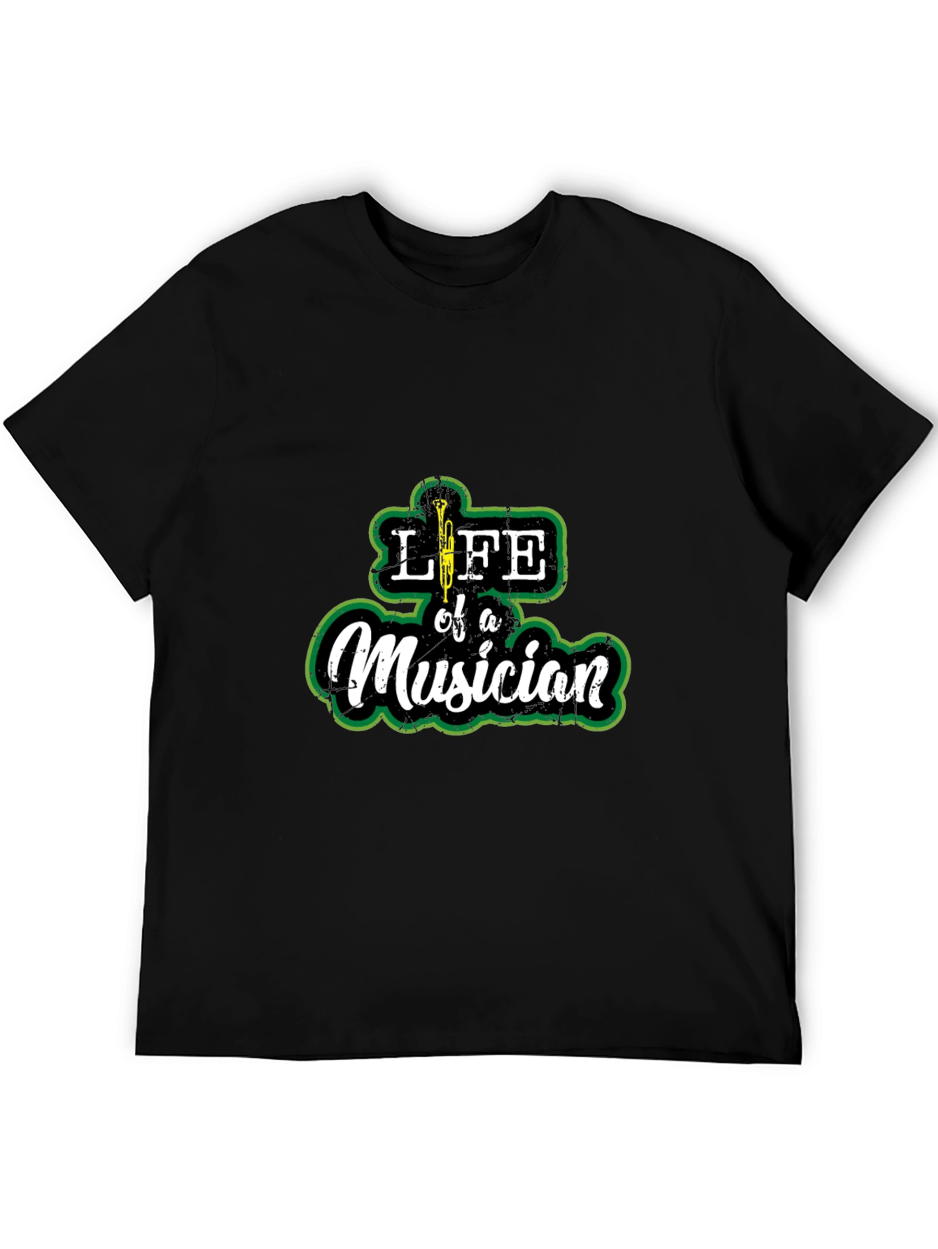 Life of a Musician Graphic Tee - Black