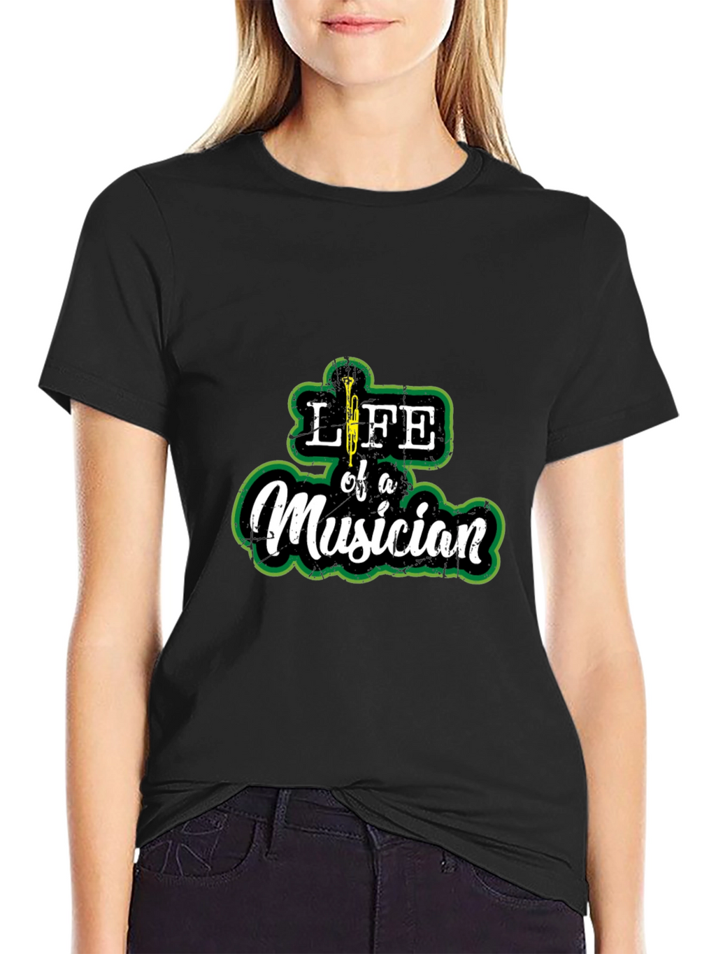 Life of a Musician Graphic Tee - Black