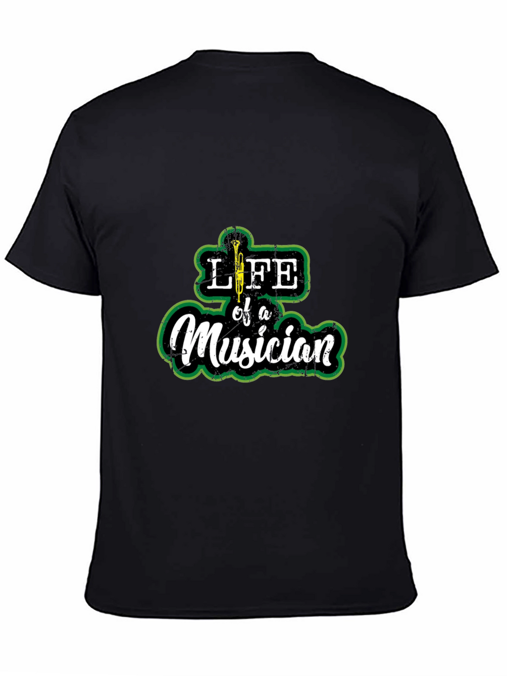 Life of a Musician Graphic Tee - Black