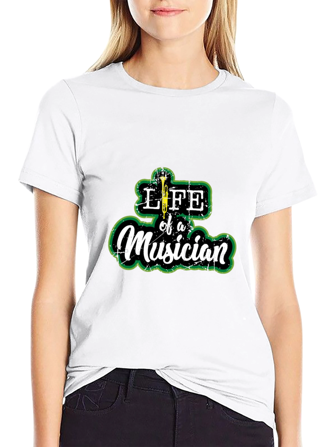 Life of a Musician Graphic Tee - Black
