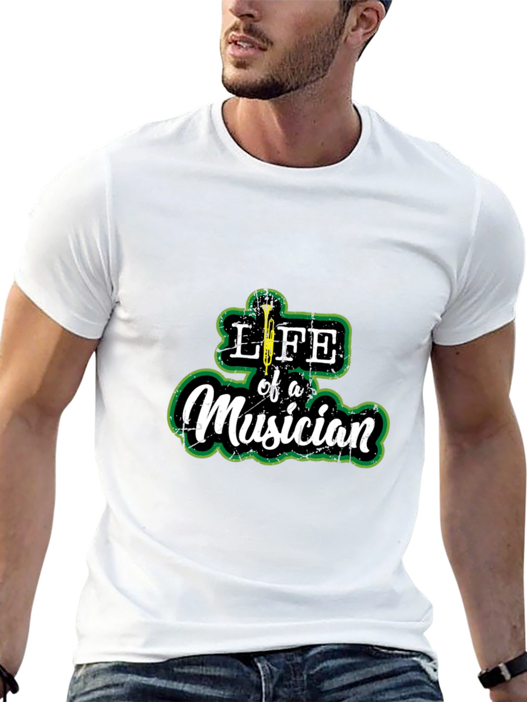 Life of a Musician Graphic Tee - Black