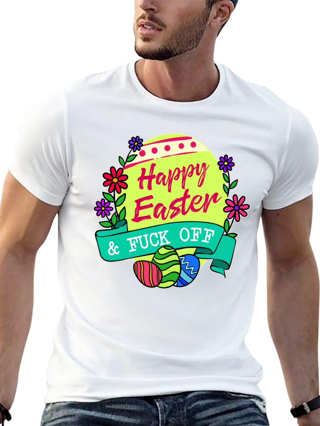 Happy Easter Graphic T-Shirt