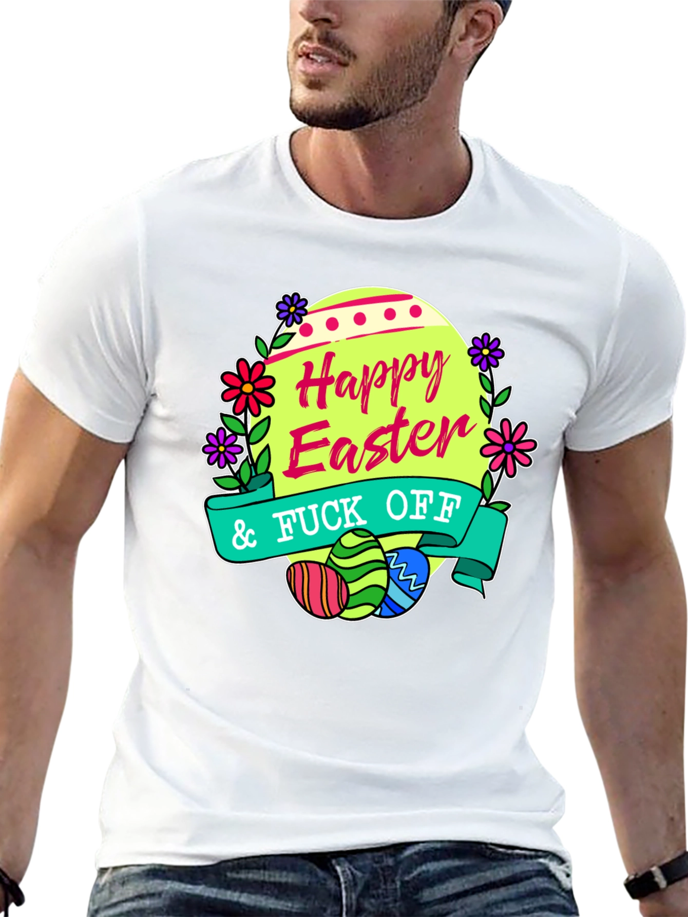 Happy Easter Graphic T-Shirt