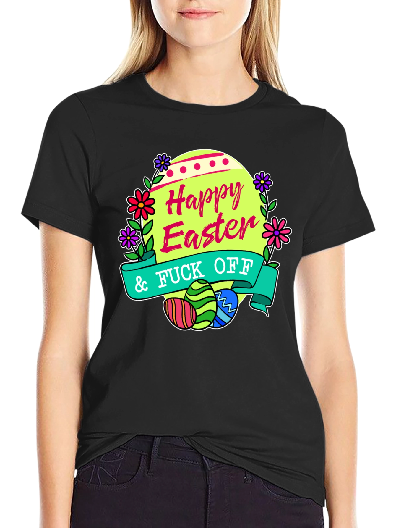 Happy Easter Graphic T-Shirt