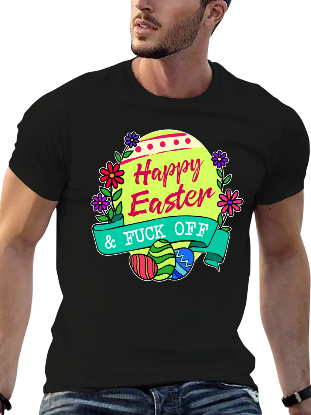 Happy Easter Graphic T-Shirt