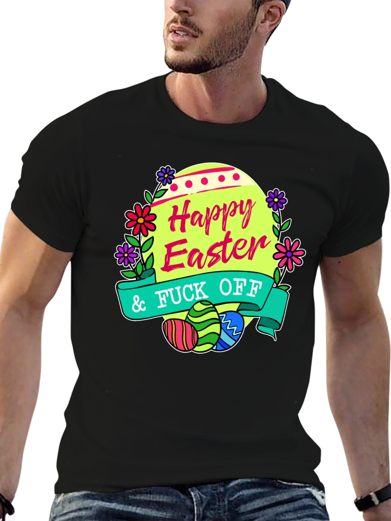 Happy Easter Graphic T-Shirt