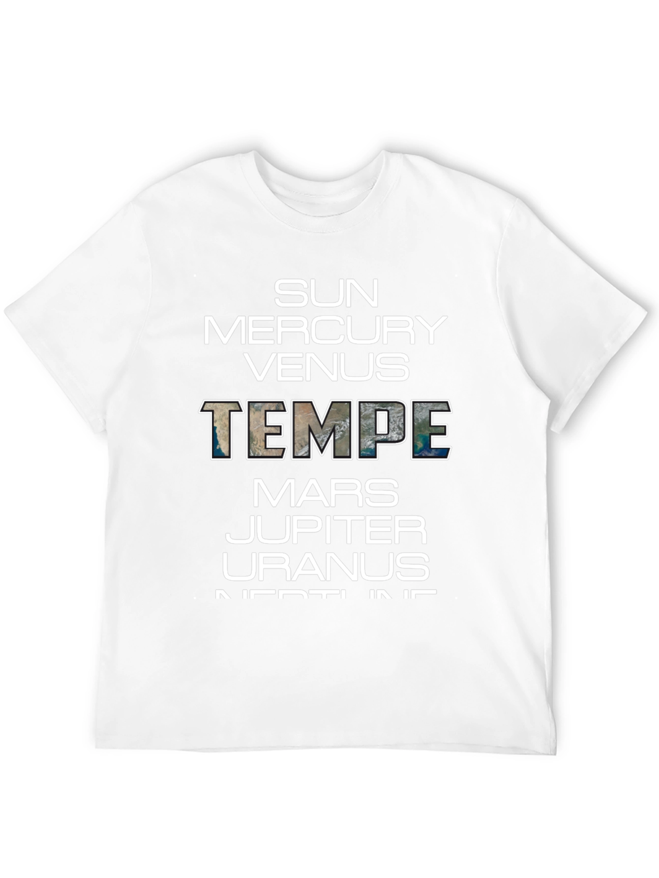 Planetary T-Shirt: Sun Mercury Venus and Tempe!