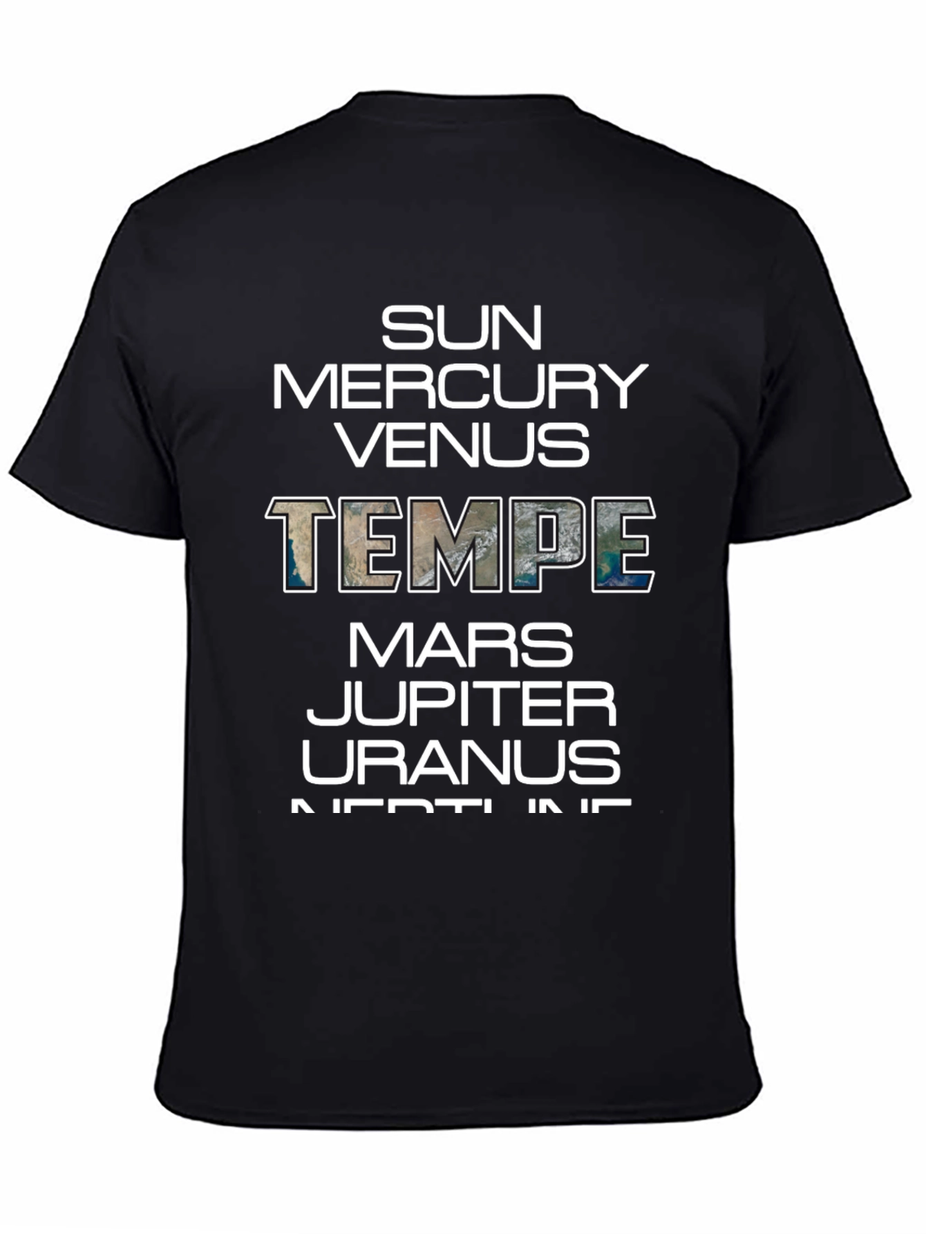 Planetary T-Shirt: Sun Mercury Venus and Tempe!