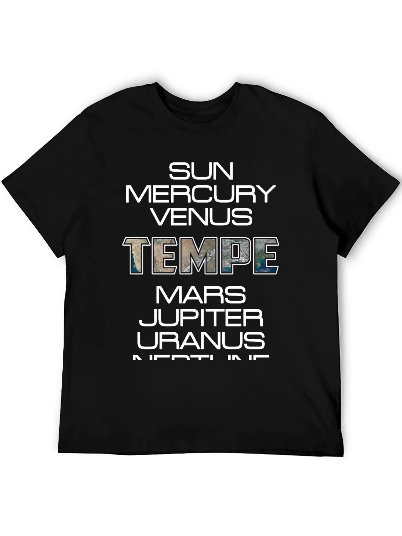 Planetary T-Shirt: Sun Mercury Venus and Tempe!