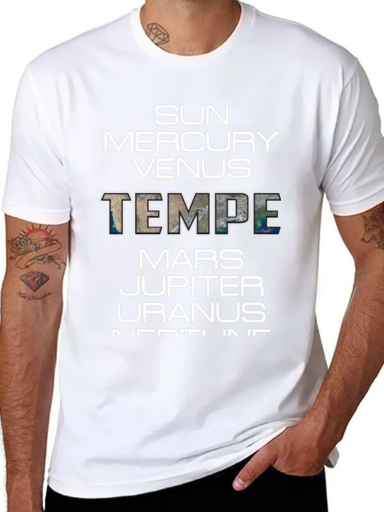 Planetary T-Shirt: Sun Mercury Venus and Tempe!