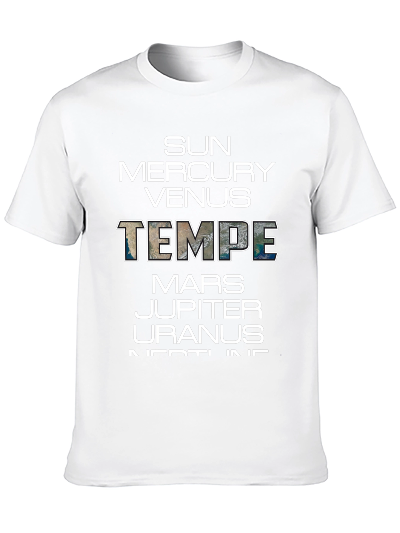 Planetary T-Shirt: Sun Mercury Venus and Tempe!