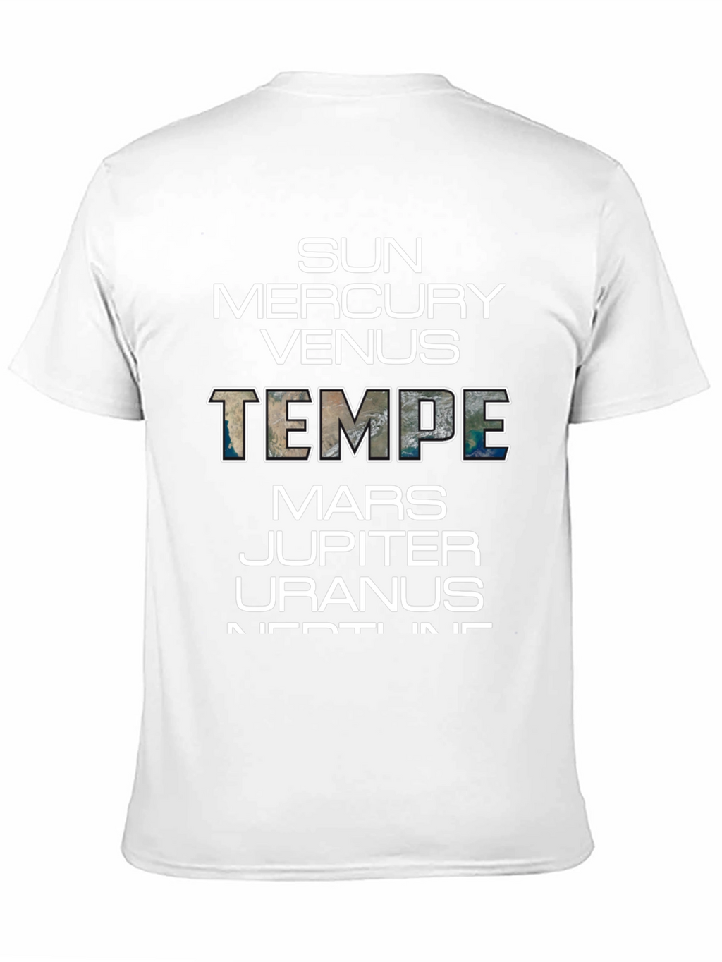 Planetary T-Shirt: Sun Mercury Venus and Tempe!