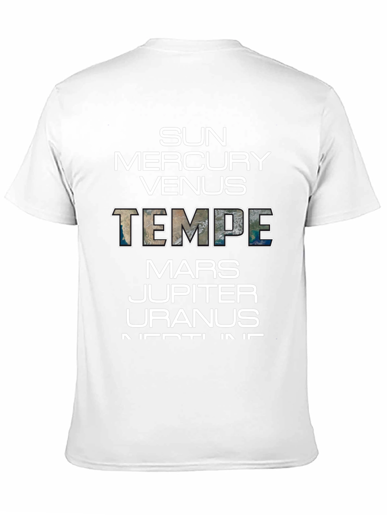 Planetary T-Shirt: Sun Mercury Venus and Tempe!