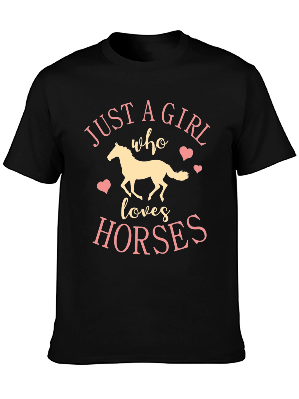 Just A Girl Who Loves Horses Graphic Tee
