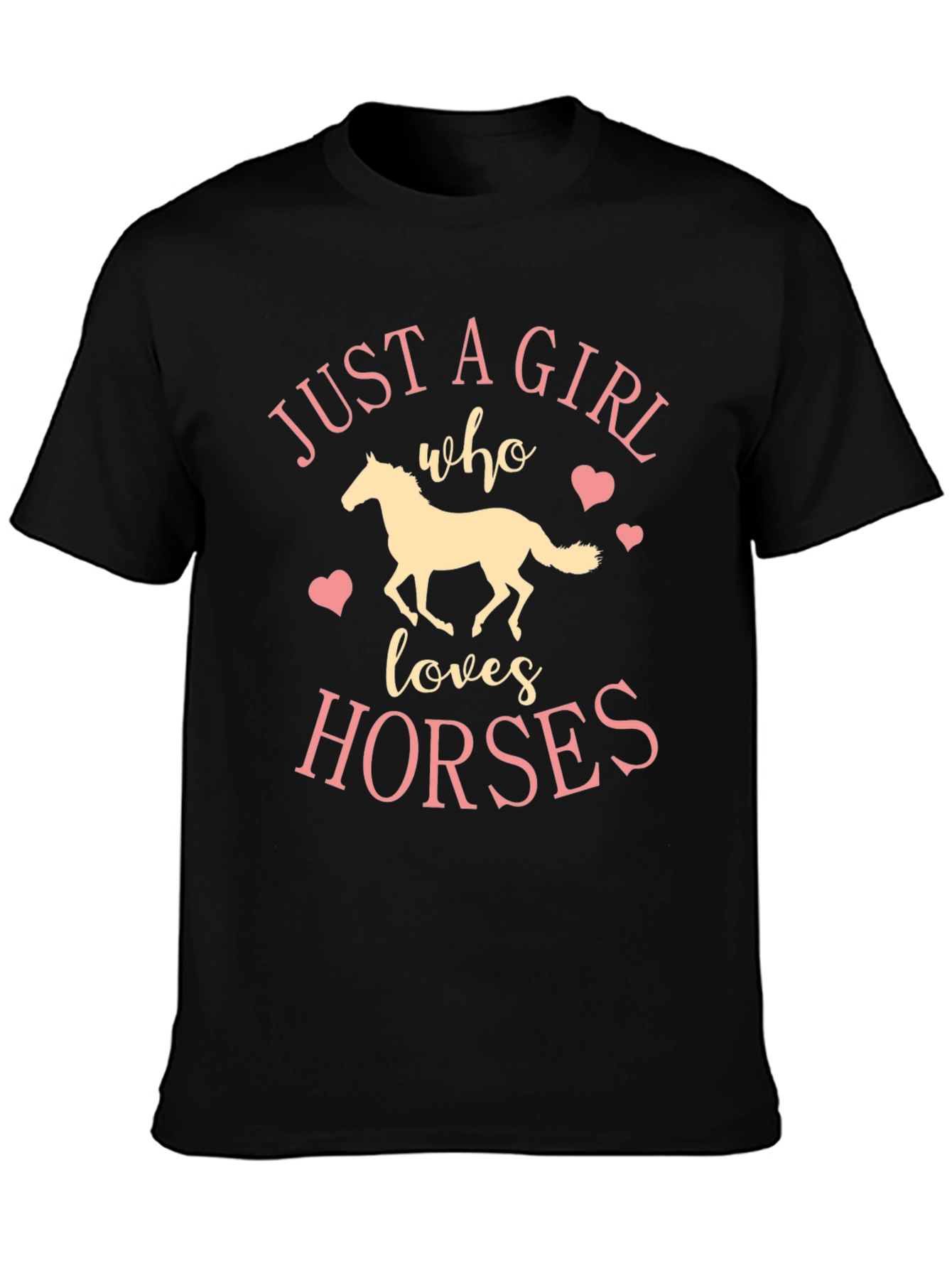 Just A Girl Who Loves Horses Graphic Tee
