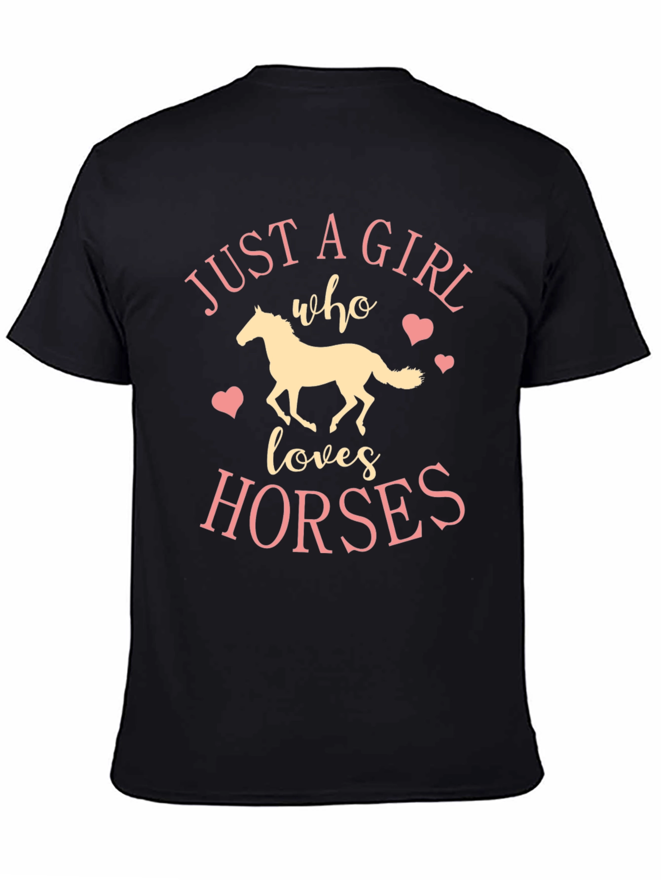 Just A Girl Who Loves Horses Graphic Tee