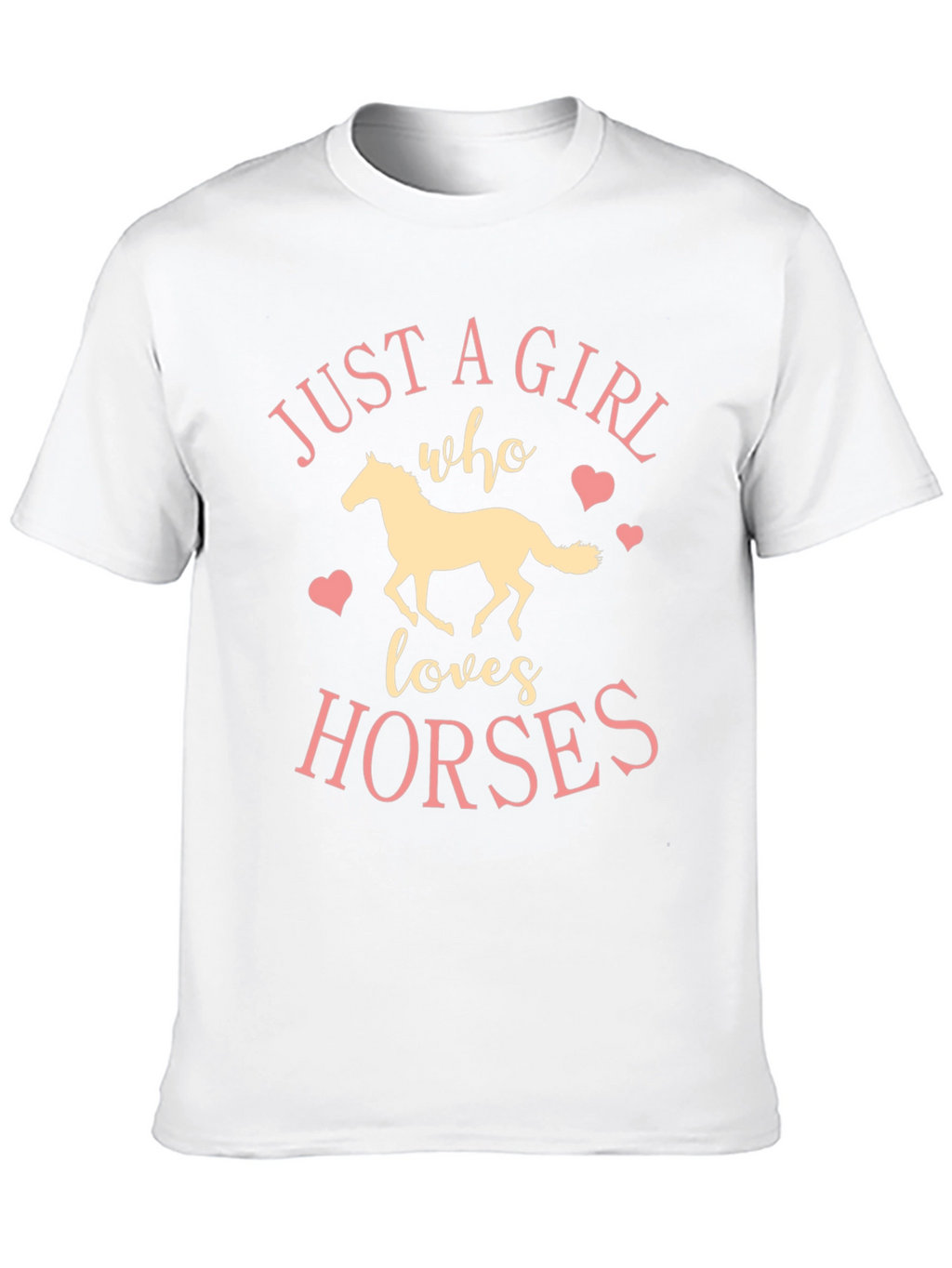 Just A Girl Who Loves Horses Graphic Tee