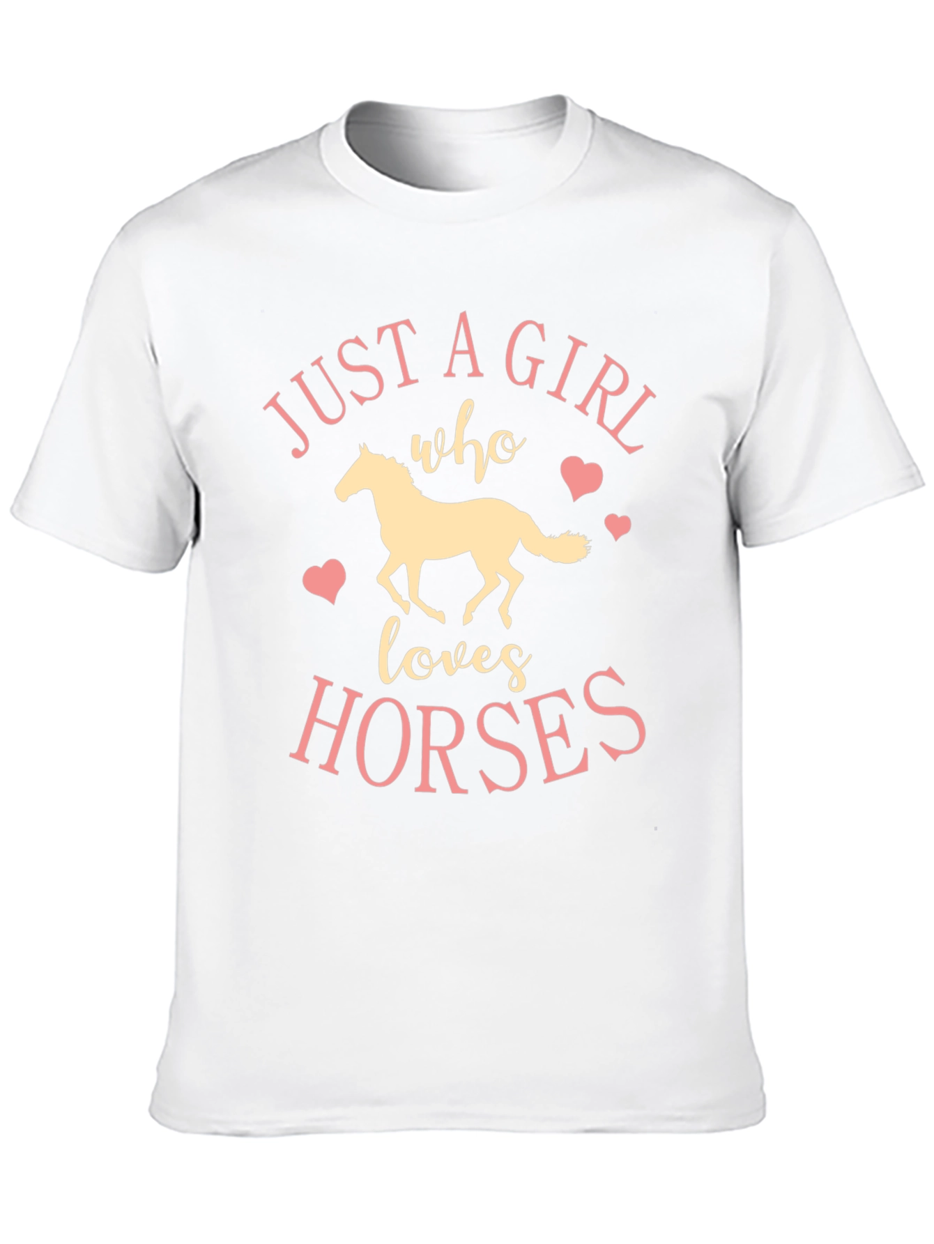 Just A Girl Who Loves Horses Graphic Tee