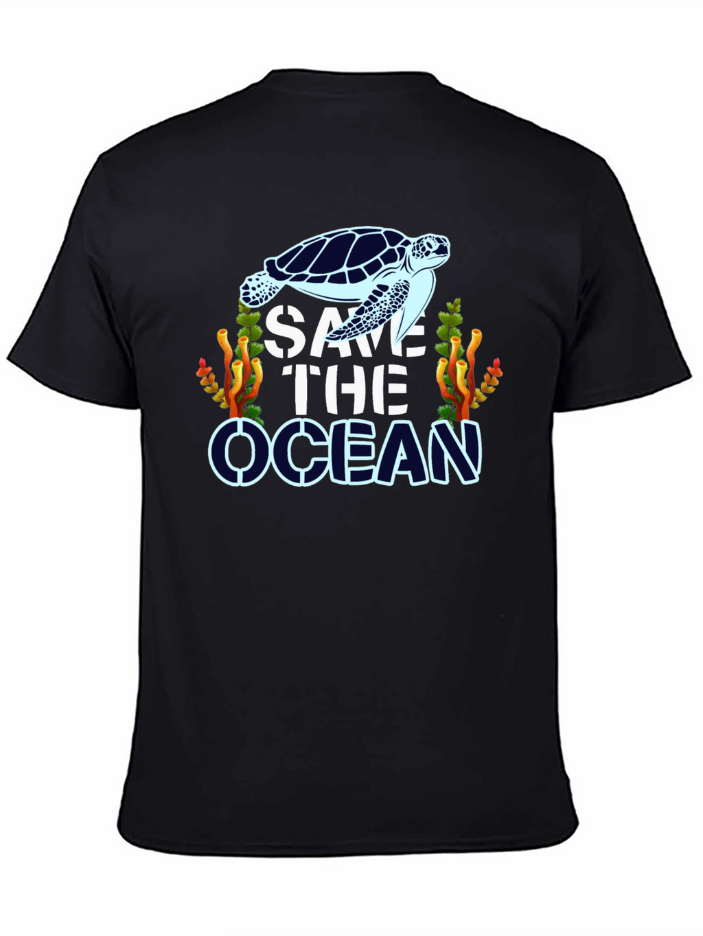 Save The Ocean Turtle Graphic T-Shirt
