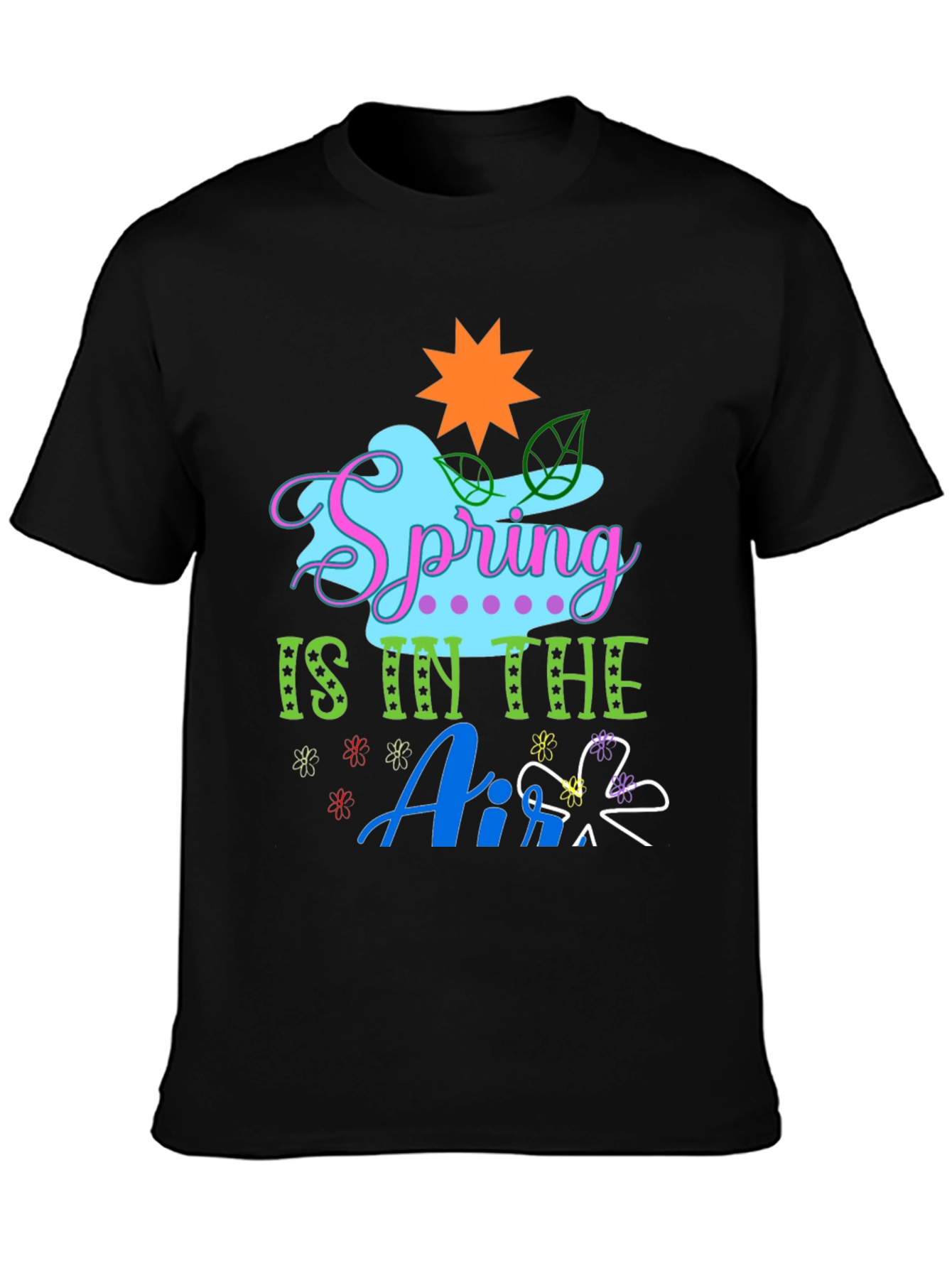 Spring is in the Air T-Shirt - Cute Floral Design