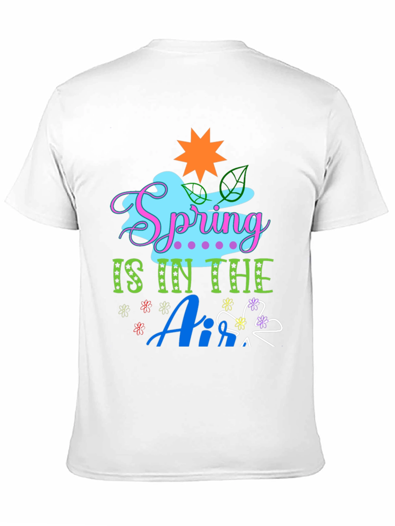 Spring is in the Air T-Shirt - Cute Floral Design