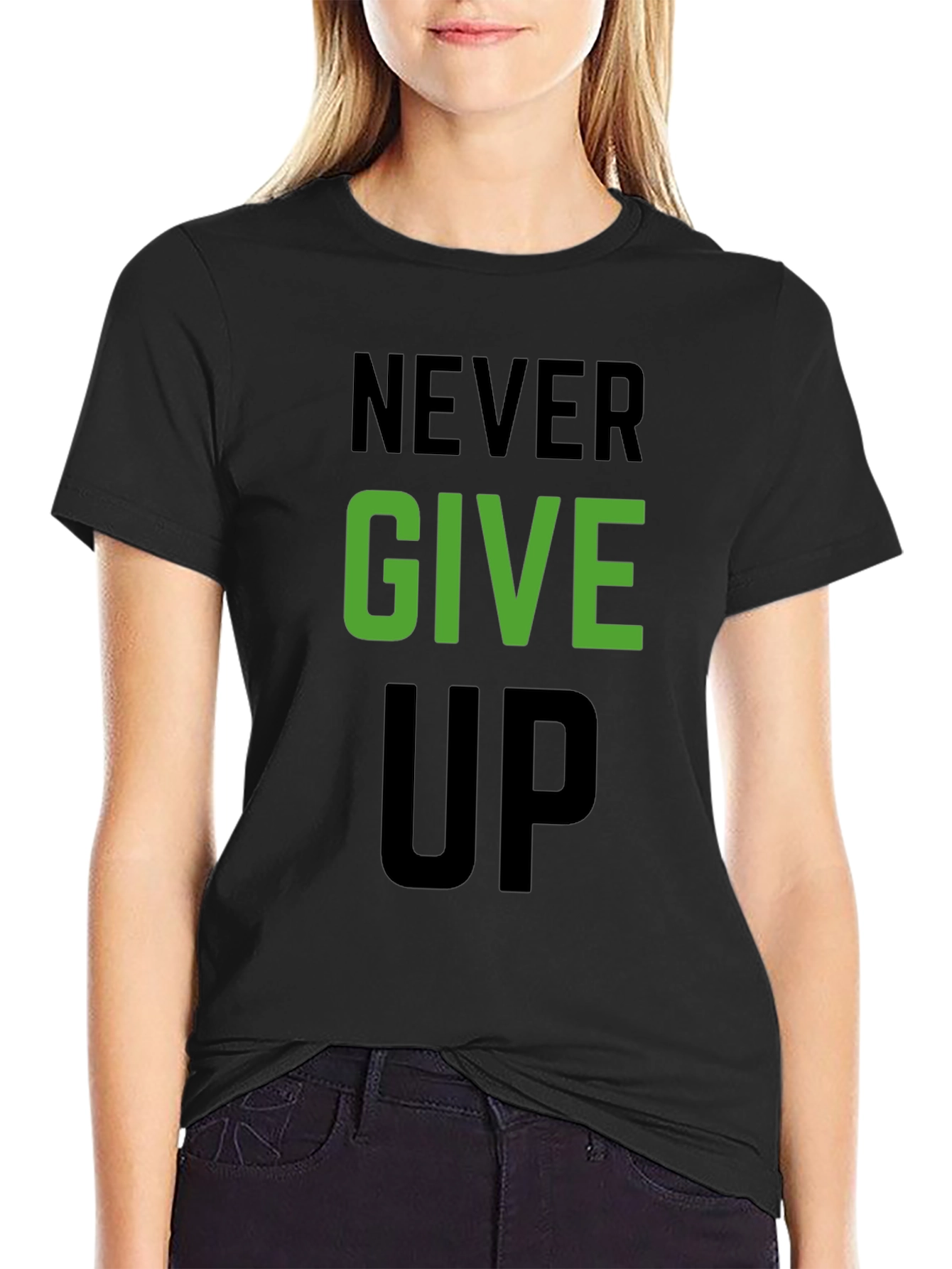 Never Give Up Graphic Tee