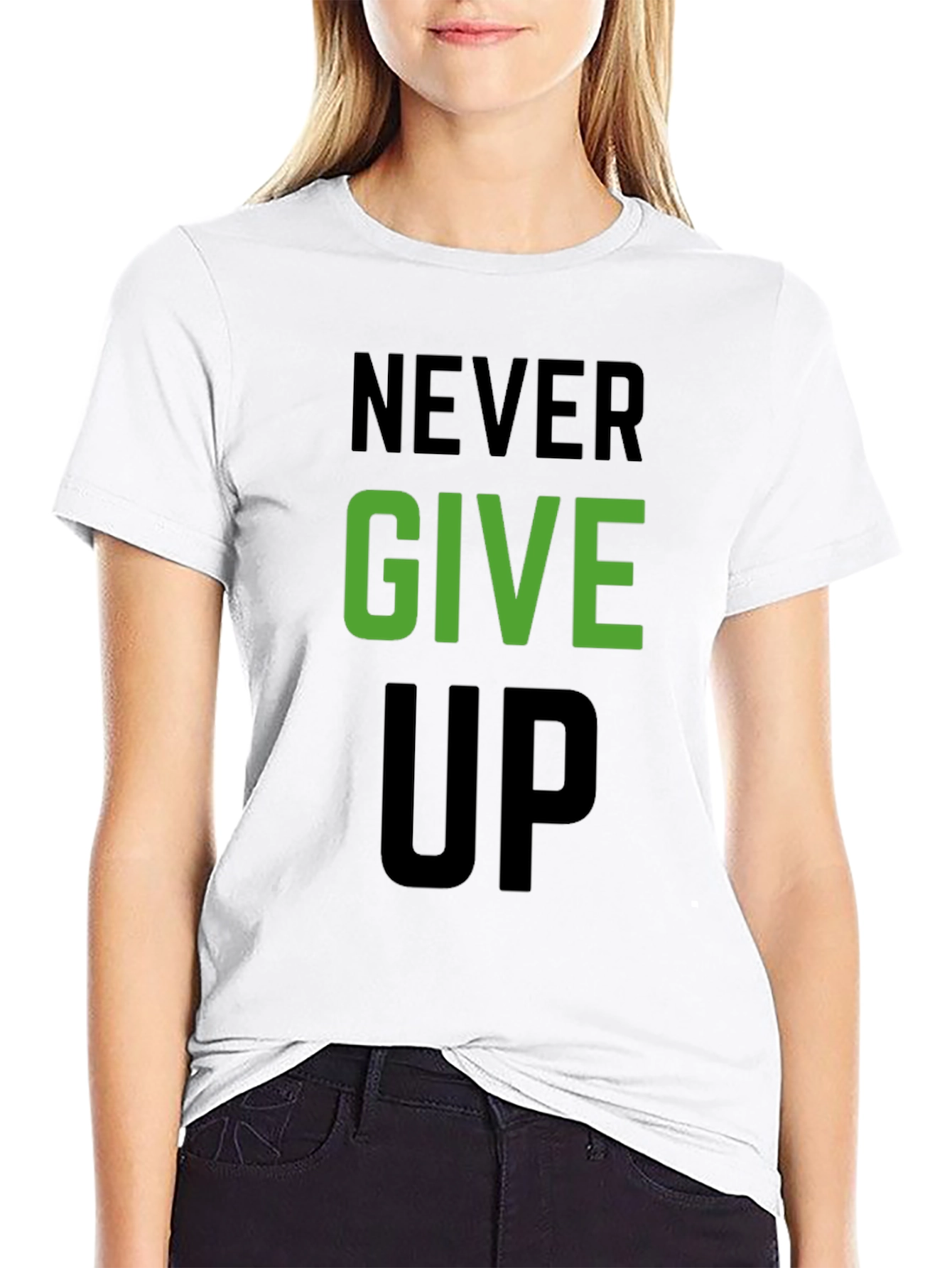 Never Give Up Graphic Tee