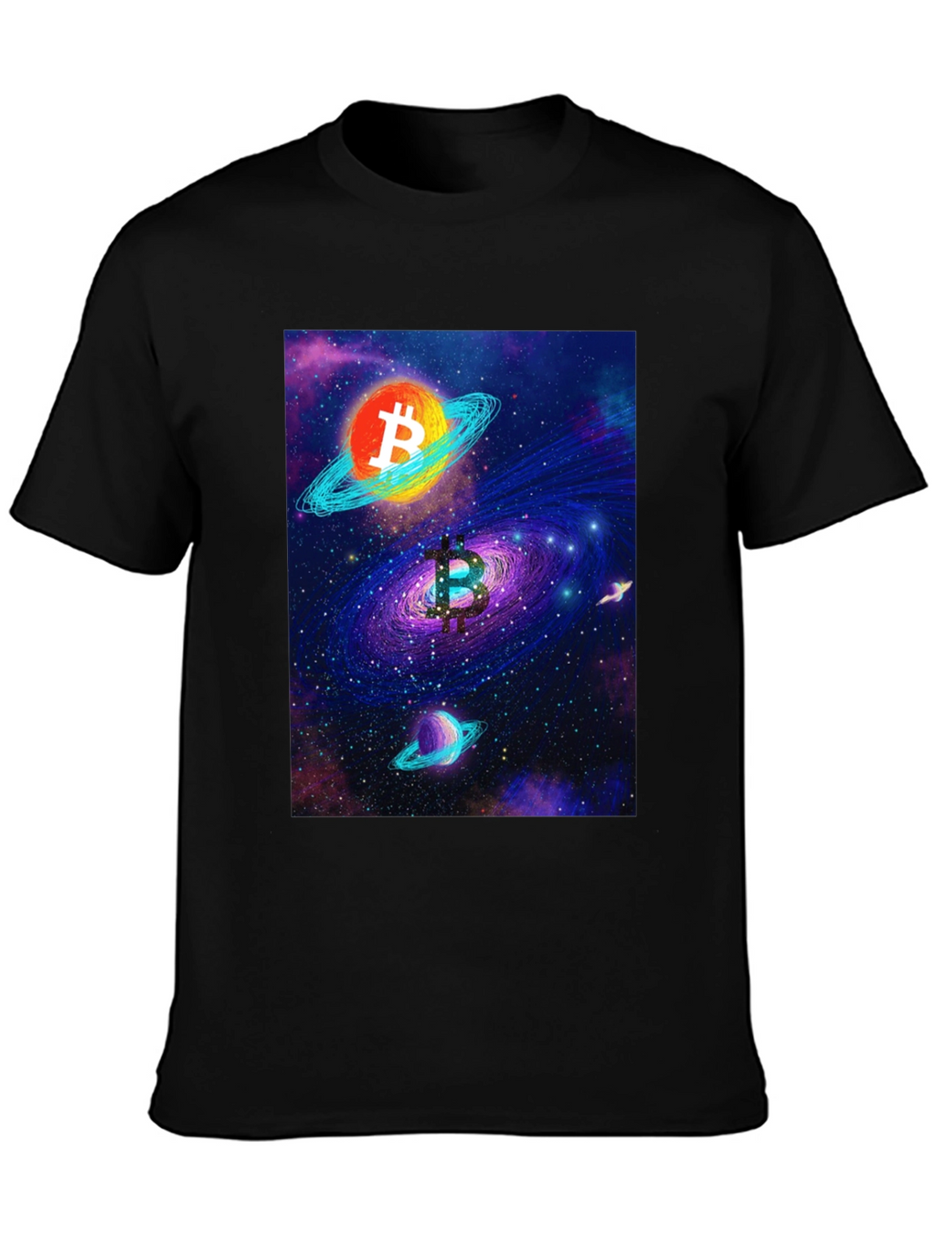 Bitcoin Galaxy T-Shirt - Crypto Style