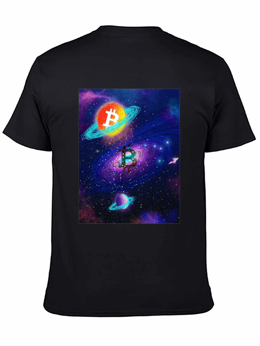 Bitcoin Galaxy T-Shirt - Crypto Style