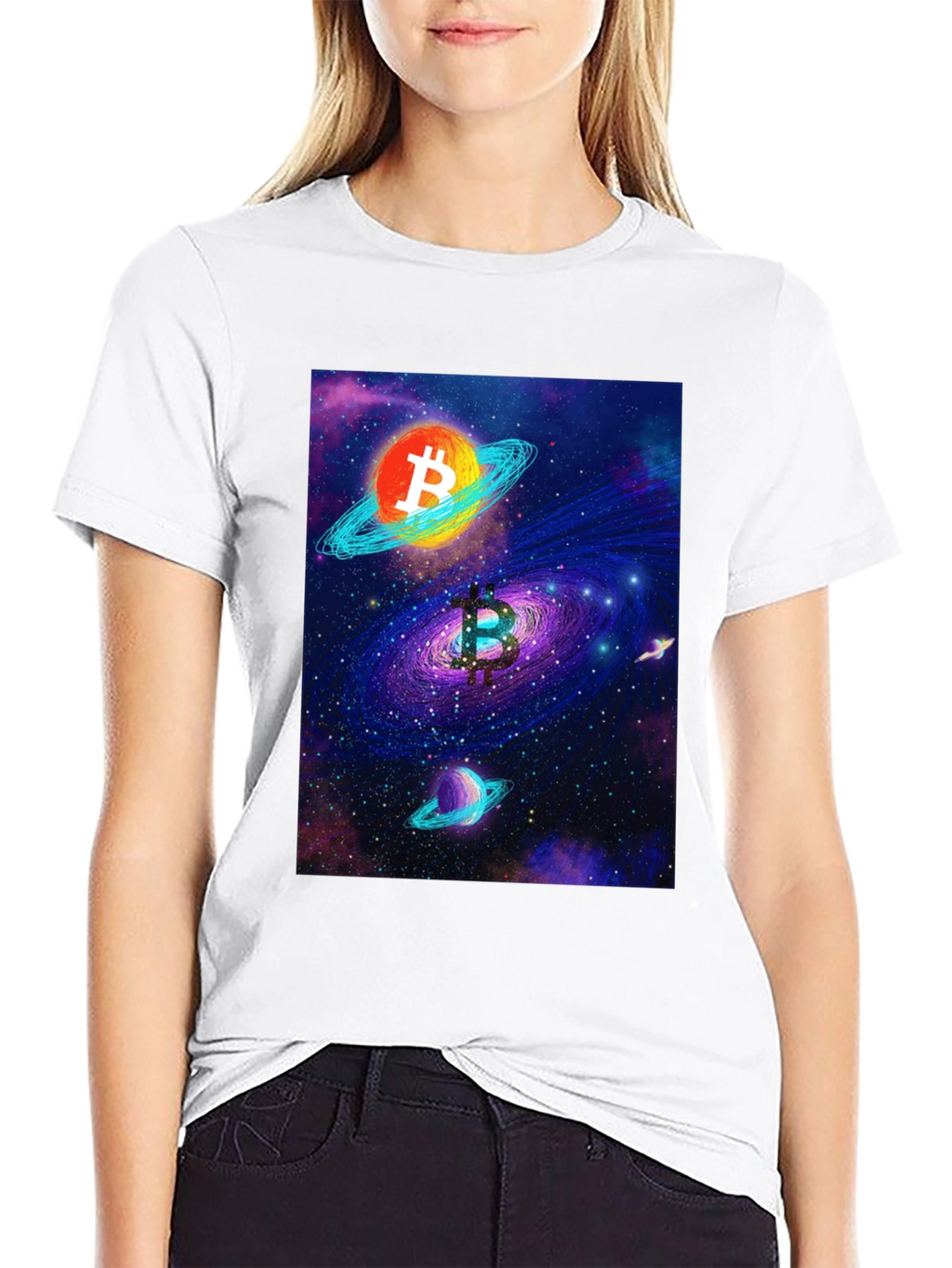 Bitcoin Galaxy T-Shirt - Crypto Style