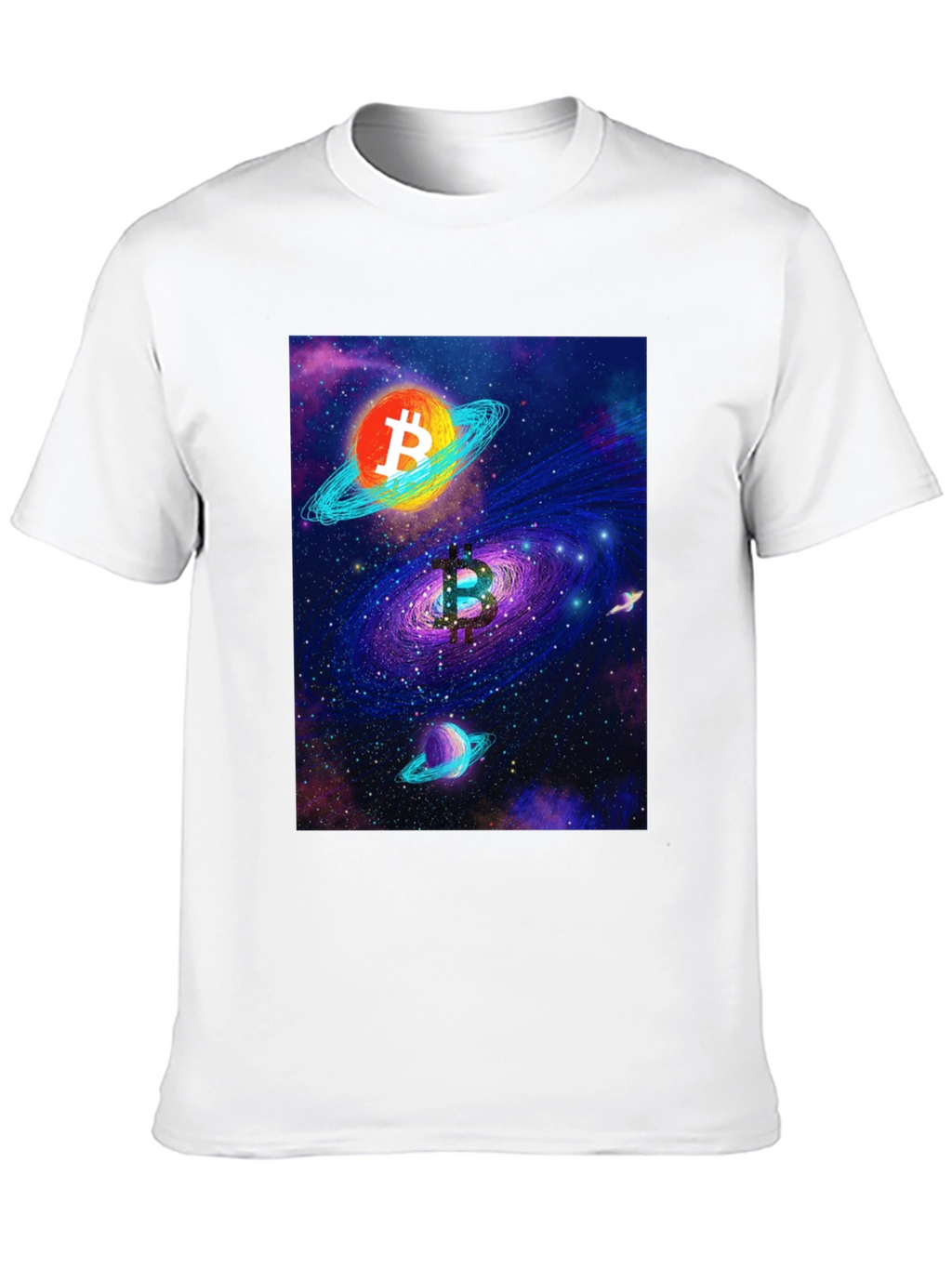 Bitcoin Galaxy T-Shirt - Crypto Style