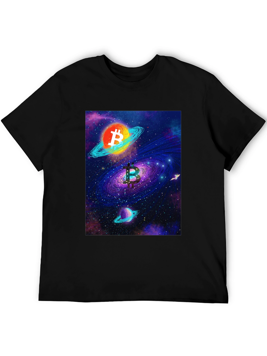 Bitcoin Galaxy T-Shirt - Crypto Style