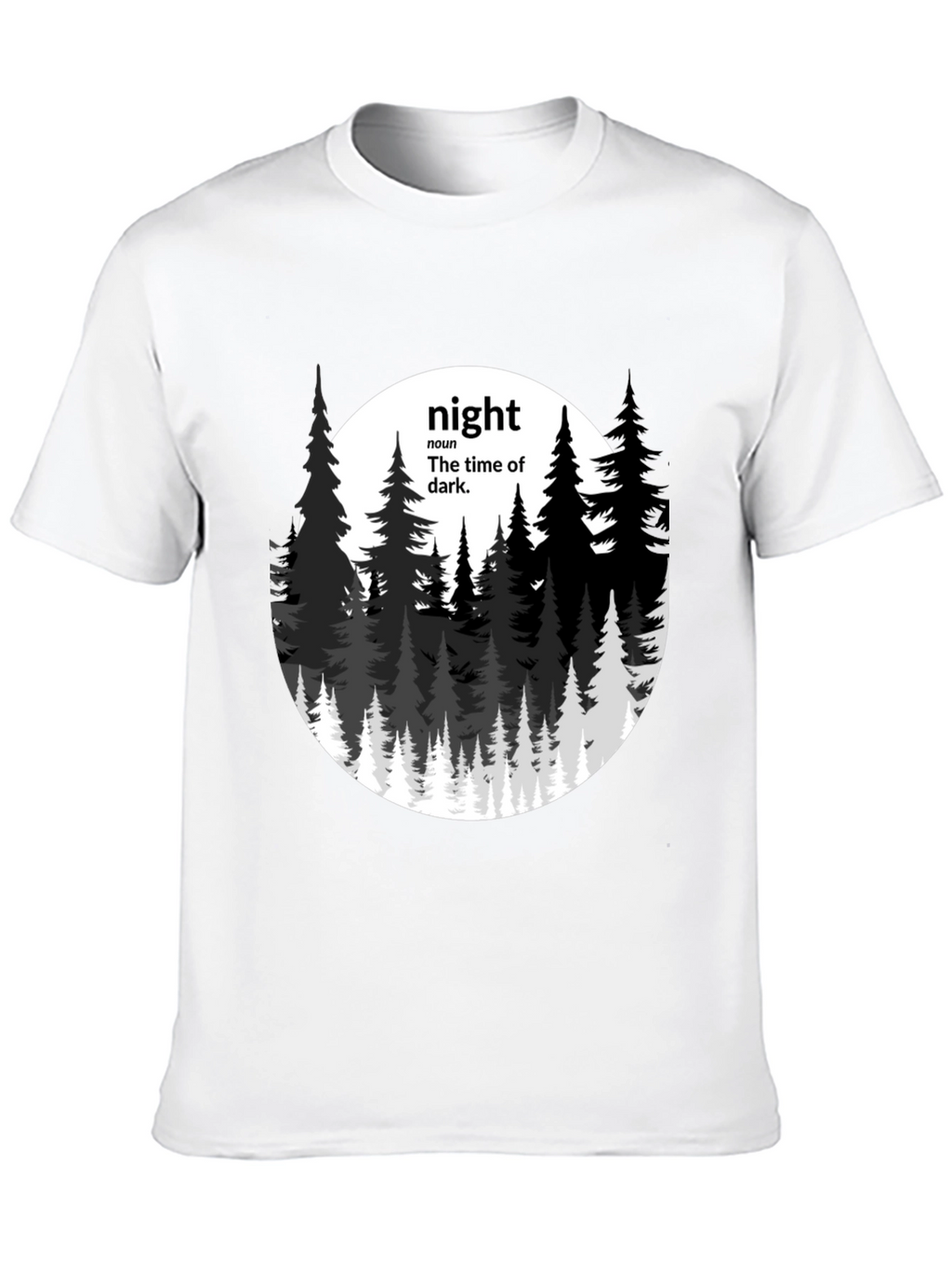 Night Definition Graphic Tee - Mens