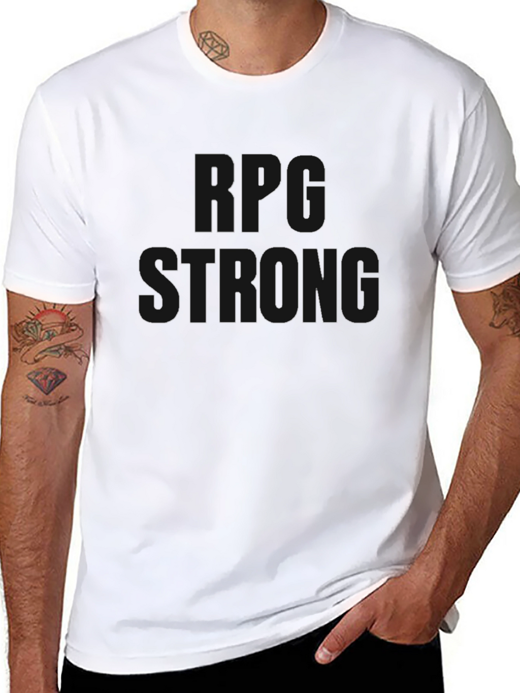 RPG Strong Black Graphic Tee