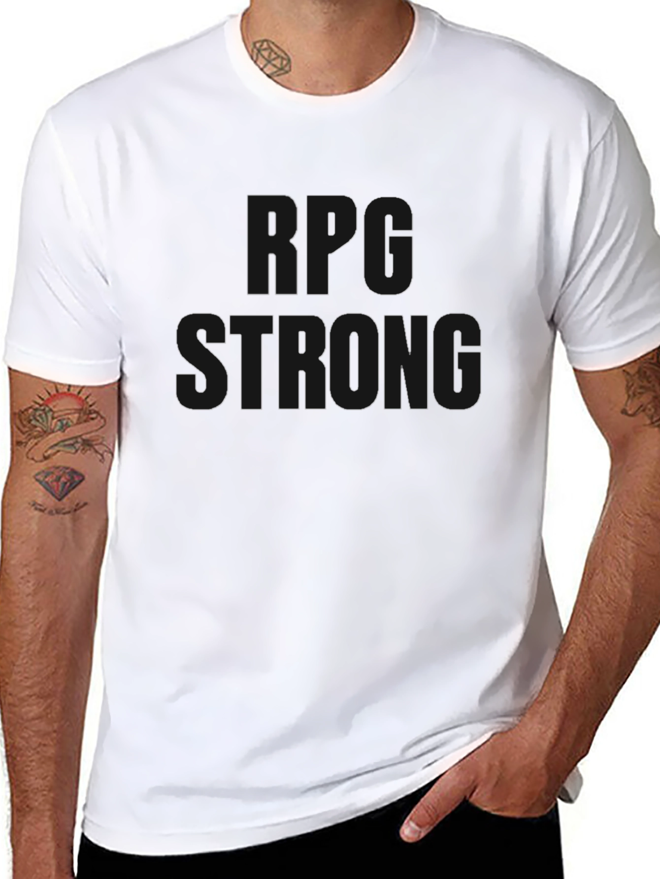 RPG Strong Black Graphic Tee
