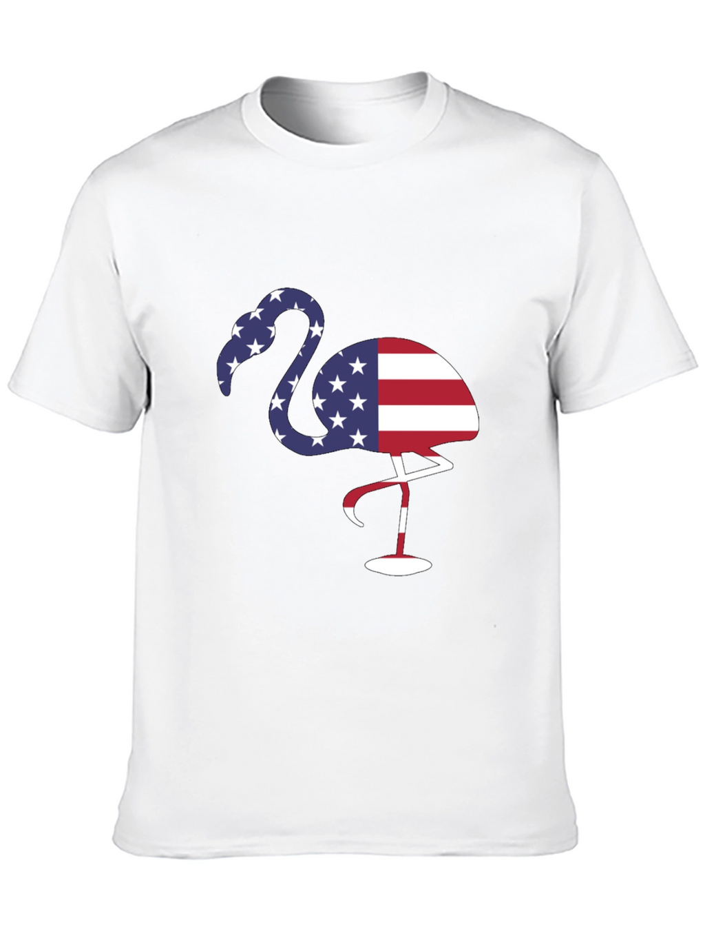 Patriotic Flamingo Graphic Tee