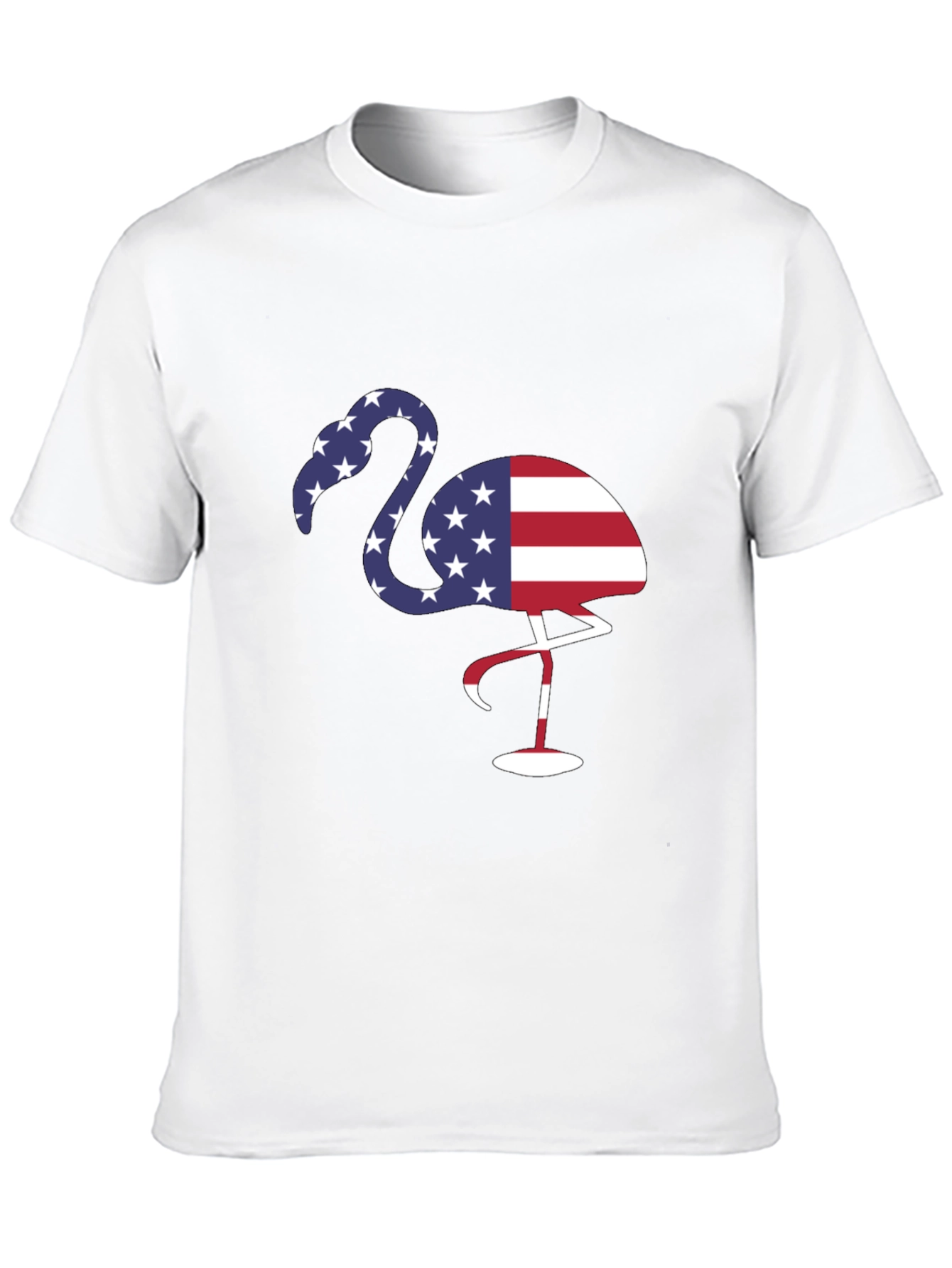 Patriotic Flamingo Graphic Tee